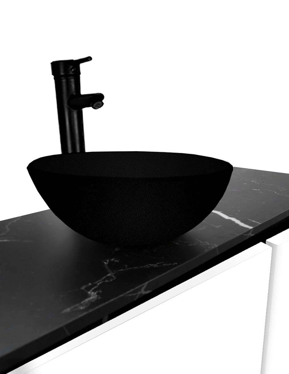 Foto 7 pulgar | Gabinete Flotante Para Baño Con Lavabo, Su Diseño Marmoleado Único, Elegante, Hará Que Tu Cuarto De Baño Lu