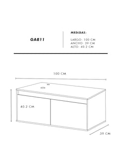 Foto 7 | Gabinete Flotante Para Baño Con Lavabo, Su Diseño Marmoleado Único, Elegante, Hará Que Tu Cuarto De Baño Lu