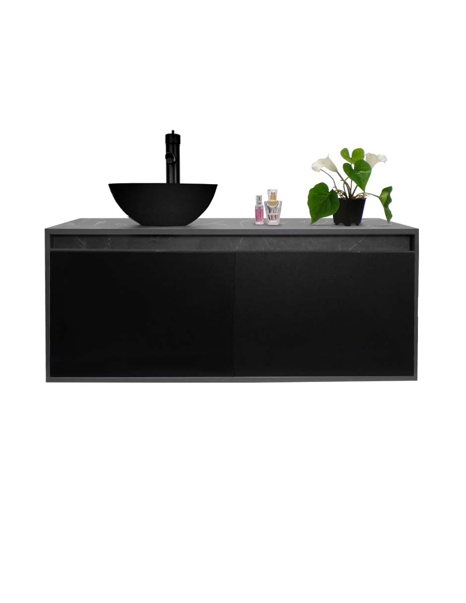 Foto 6 pulgar | Gabinete Para Baño Con Ovalin Negro Y Monomando Modelo Provenzal