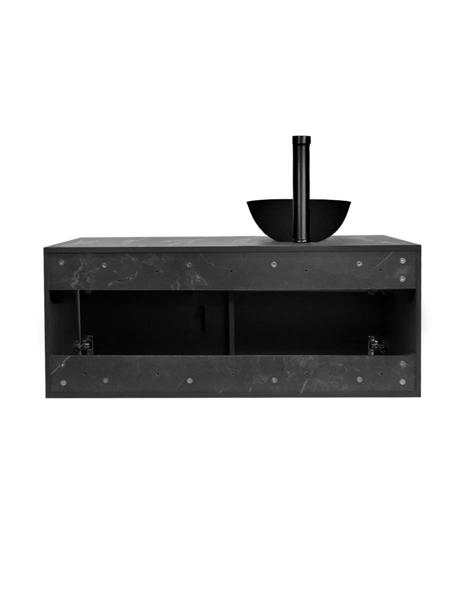 Foto 7 pulgar | Gabinete Para Baño Con Ovalin Negro Y Monomando Modelo Provenzal