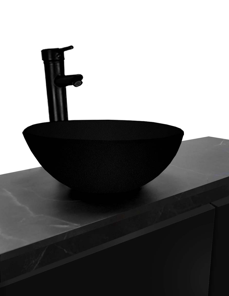Foto 8 pulgar | Gabinete Para Baño Con Ovalin Negro Y Monomando Modelo Provenzal