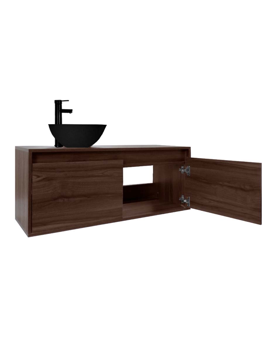 Foto 6 pulgar | Gabinete Para Baño Con Ovalin Negro Y Monomando Modelo Provenzal