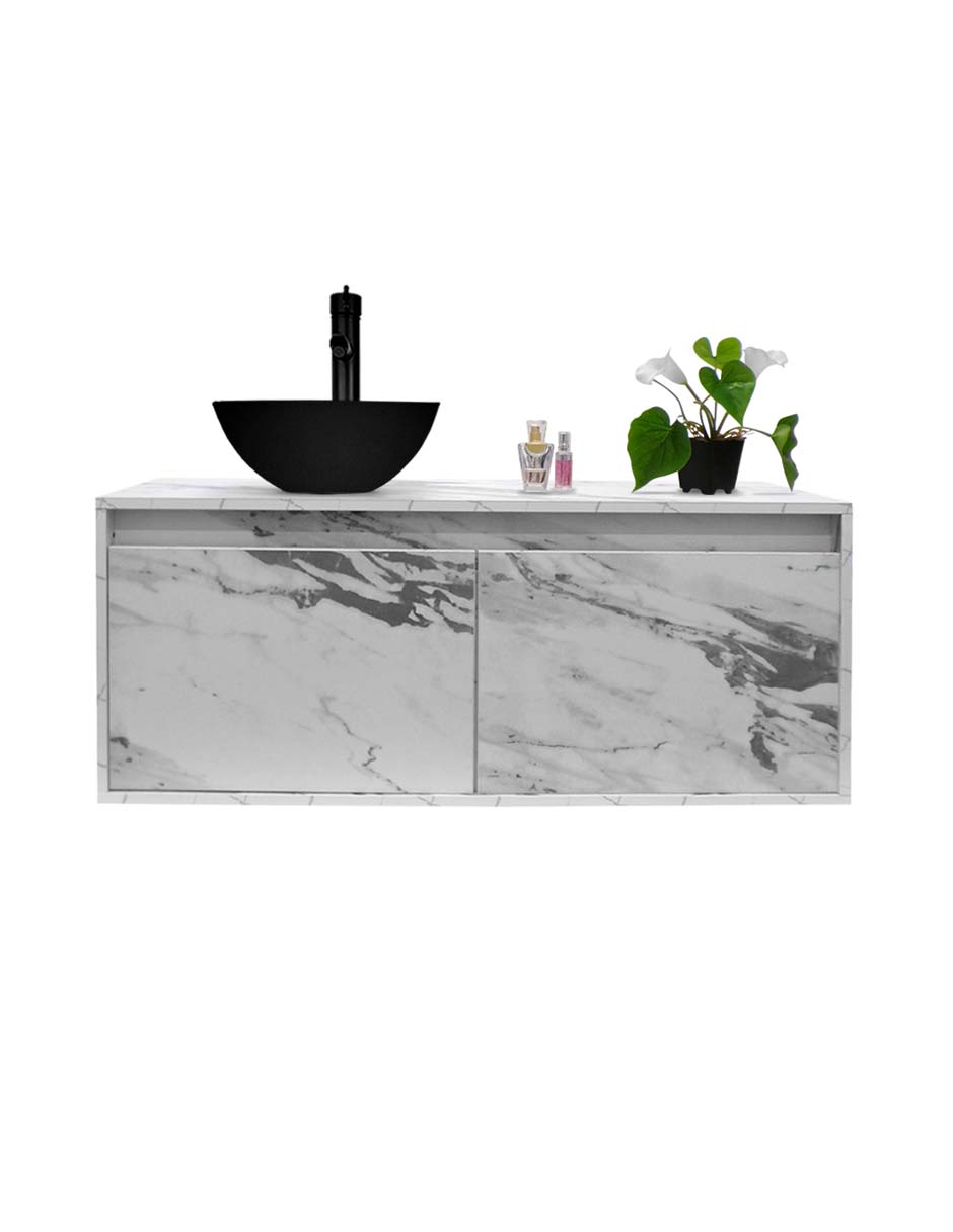 Foto 7 pulgar | Gabinete Para Baño Con Ovalin Negro Y Monomando Modelo Provenzal