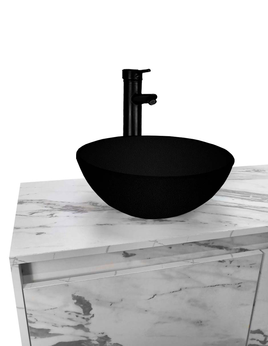 Foto 8 pulgar | Gabinete Para Baño Con Ovalin Negro Y Monomando Modelo Provenzal