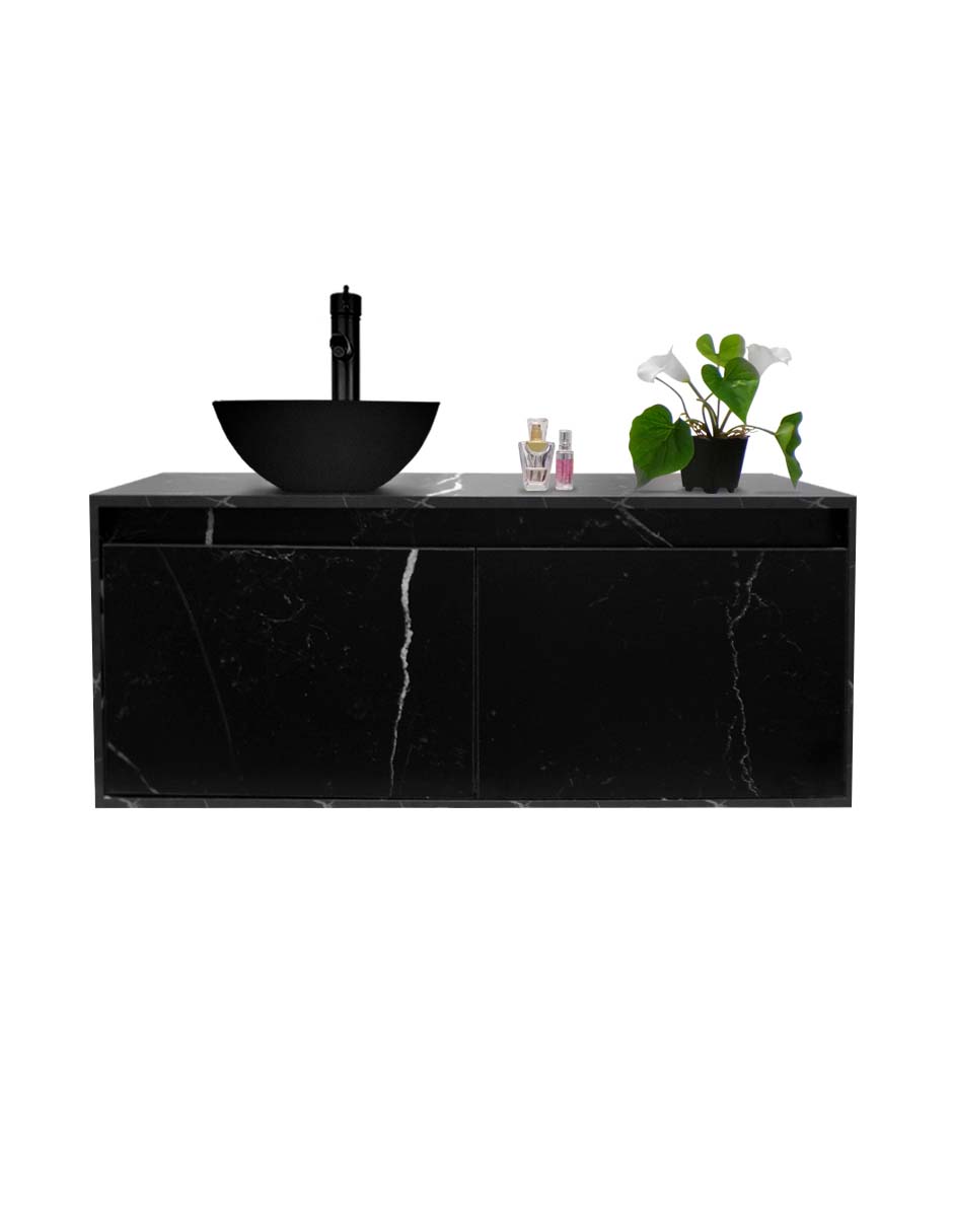 Foto 7 pulgar | Gabinete Para Baño Con Ovalin Negro Y Monomando Modelo Provenzal