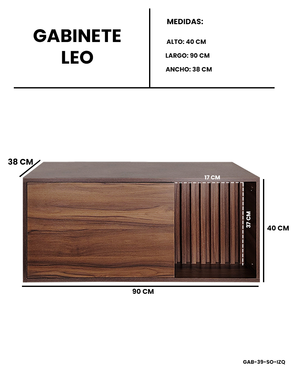 Foto 7 | Gabinete Moderno Leo Acabado Laminado