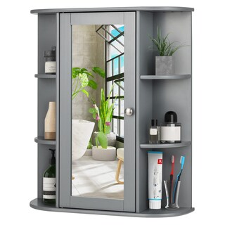 Foto 2 | Mueble para Baño Costway con Espejo-Venta Internacional
