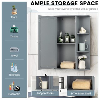 Foto 4 | Mueble para Baño Costway con Espejo-Venta Internacional