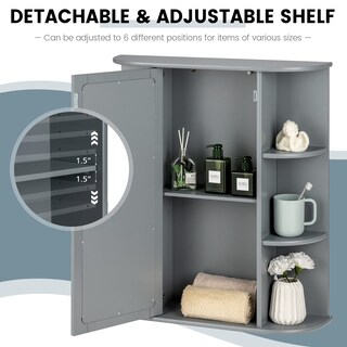 Foto 5 | Mueble para Baño Costway con Espejo-Venta Internacional