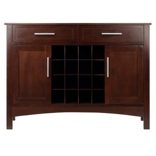 Foto 2 | Armario Buffet Winsome Gordon Con Puertas Corredizas, Color Nogal - Venta Internacional.