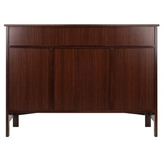 Foto 4 | Armario Buffet Winsome Gordon Con Puertas Corredizas, Color Nogal - Venta Internacional.