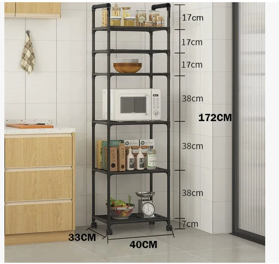 Foto 4 pulgar | Estante De Almacenamiento Cocina Y Baño Organizador Gabinete