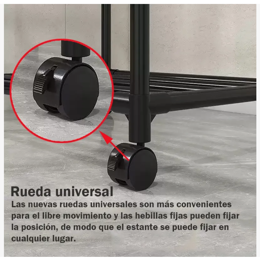 Foto 5 pulgar | Estante De Almacenamiento Cocina Y Baño Organizador Gabinete