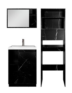 Foto 1 | Combo Milán. Gabinete De Baño Con Botiquín Y Mueble Sobre Wc.