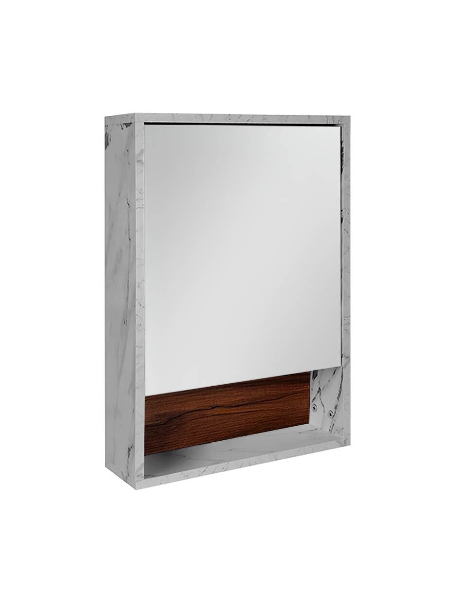 Foto 7 pulgar | Combo Casa Blanca Gabinete De Baño Moderno Con Botiquín  Mueble Sobre Wc  Mdf