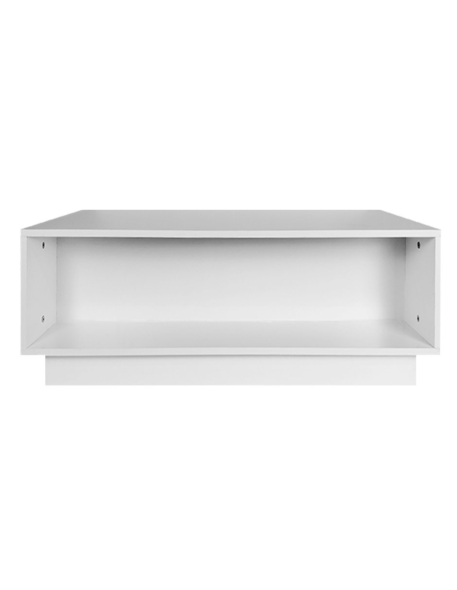 Foto 7 | Mesa De Centro Modelo Alba   Rectangular  2 Cajones  Melamina  Diseño Moderno.