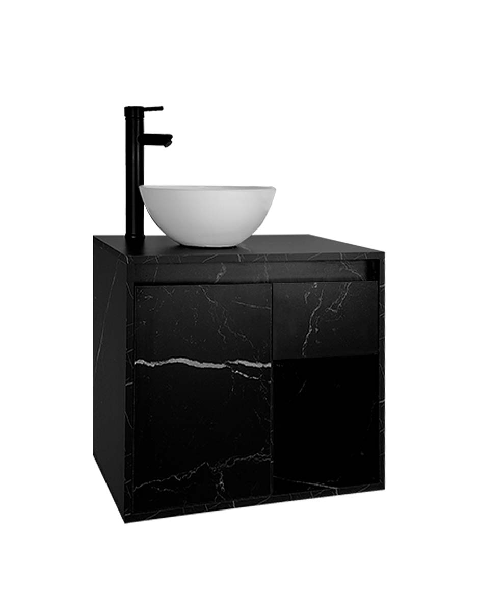 Foto 6 pulgar | Combo Bombay Gabinete de Baño Moderno con Espejo Mueble sobre WC con 3 Estantes MDF