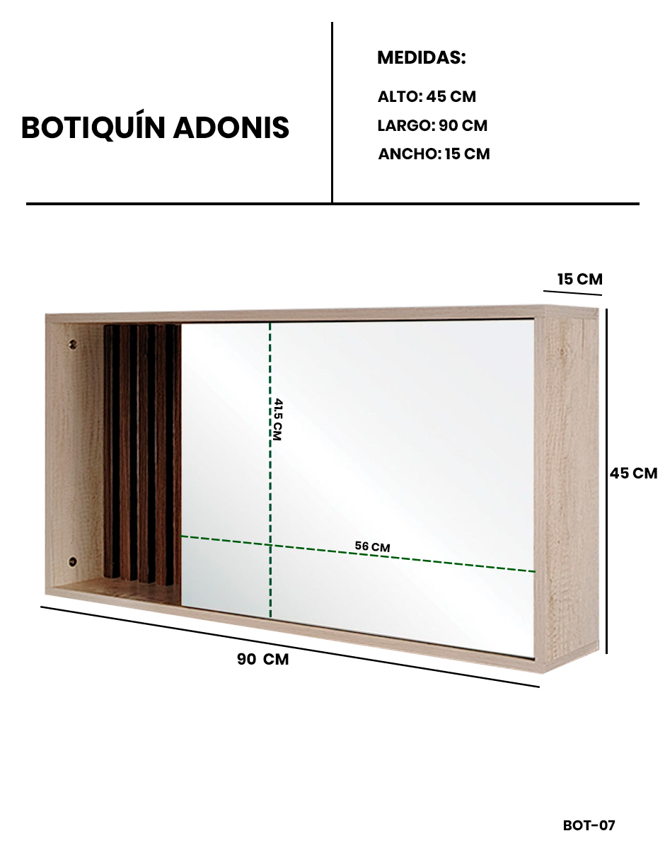 Foto 9 pulgar | Gabinete para Baño Decomobil de  Melamina