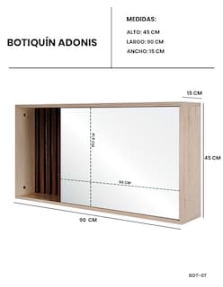 Foto 8 | Gabinete para Baño Decomobil de Melamina