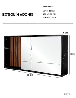 Foto 8 | Gabinete para Baño Decomobil con Espejo