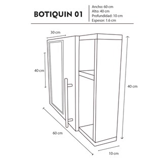 Foto 5 | Organizador Botiquin Con Espejo