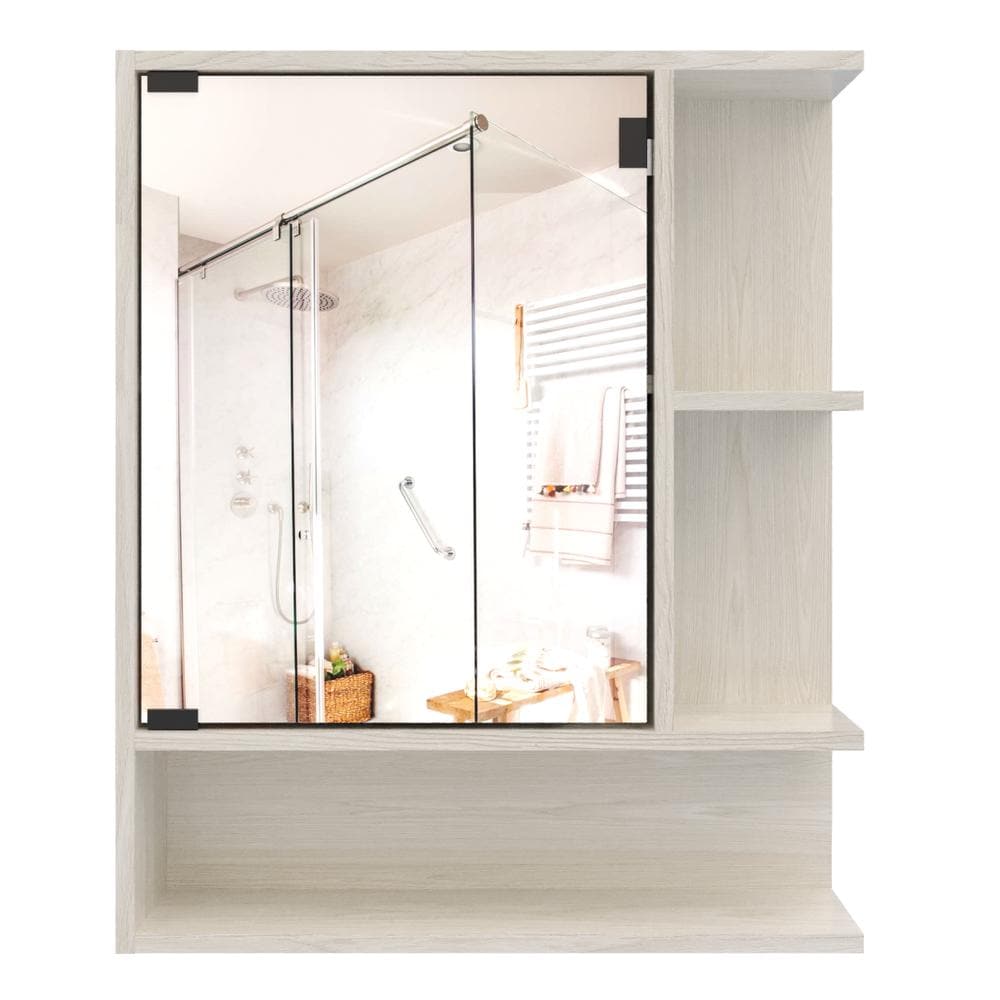 Botiquín Con Espejo Para Baño Alba $2,499