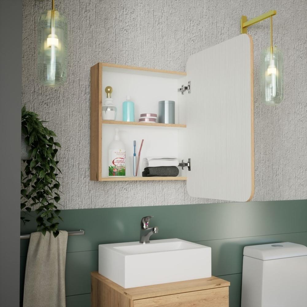 Foto 4 | Botiquín Con Espejo Para Baño Color Duna