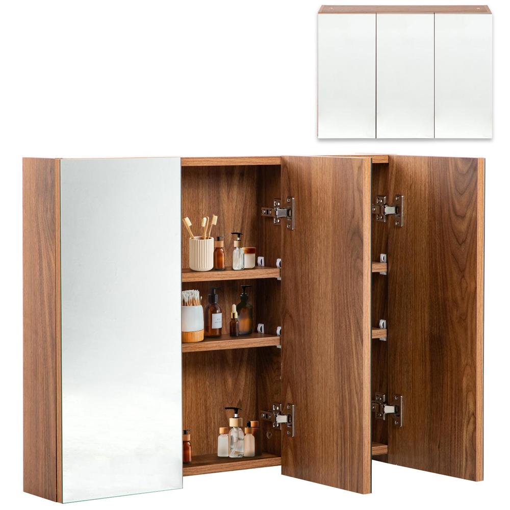 Foto 1 | Botiquin Con Espejo Para Baño Organizador 3 Puertas Gabinete