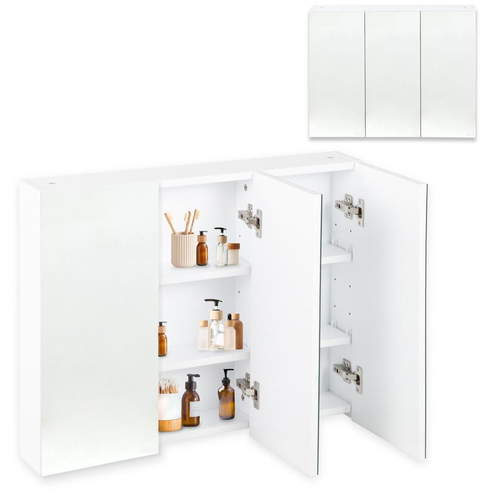 Foto 1 | Botiquin Con Espejo Para Baño Organizador 3 Puertas Gabinete