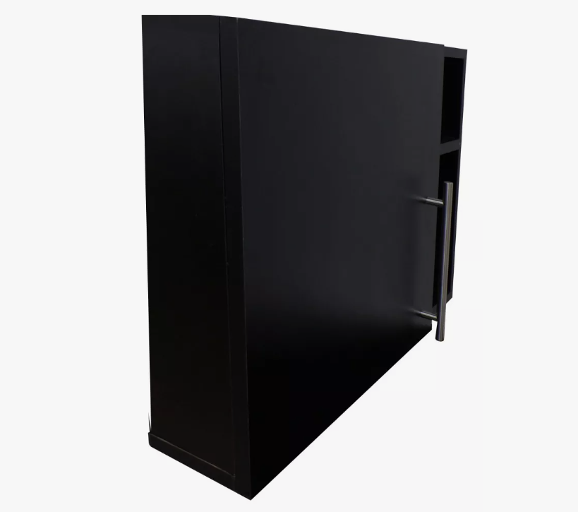 Foto 3 pulgar | Mueble Organizador de Mdf Negro