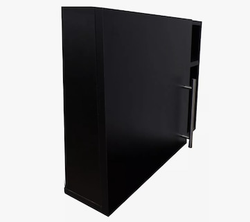 Foto 2 | Mueble Organizador de Mdf Negro