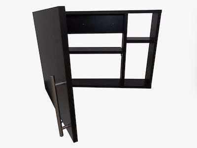 Foto 3 | Mueble Organizador de Mdf Negro