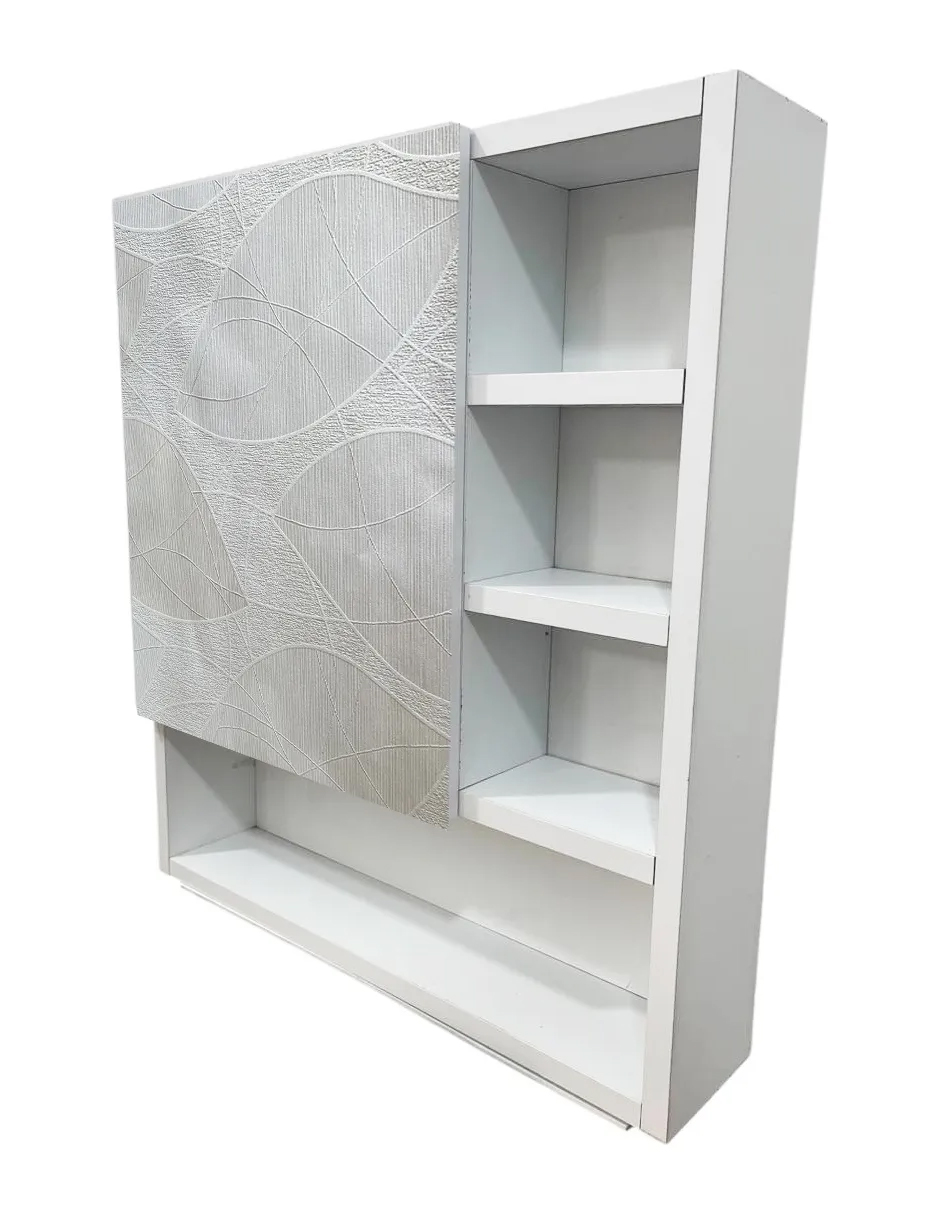 Foto 2 | Botiquin Repisa Mdf 50cm Pared Organizador Baño Blanco Hoja