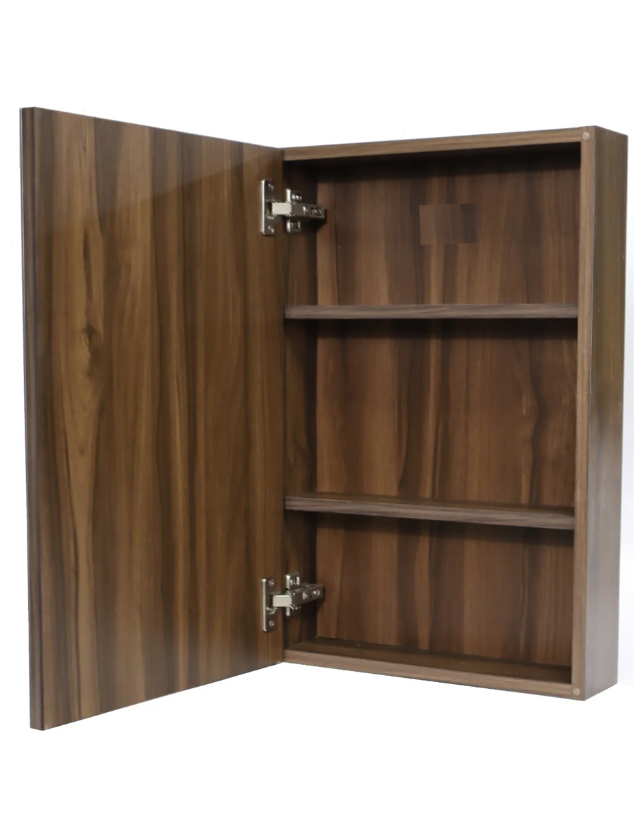 Foto 1 | Botiquin Repisa Mdf 60cm Pared Organizador Baño Espejo Cafe