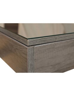 Foto 2 | Botiquin Repisa Mdf 40cm Pared Organizador Baño Espejo Gris Oxford