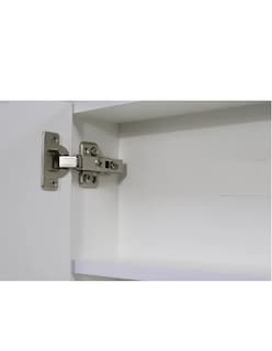 Foto 3 | Botiquin Repisa Mdf 40cm Pared Organizador Baño Espejo Blanco