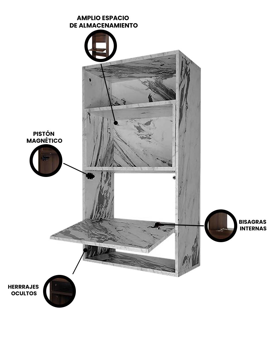 Foto 4 pulgar | Mueble Organizador para Baño Decomobil Sídney