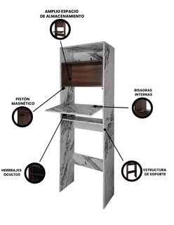 Foto 6 | Mueble Organizador de Baño Modelo Bilbao 180 x 60 x 25 cm