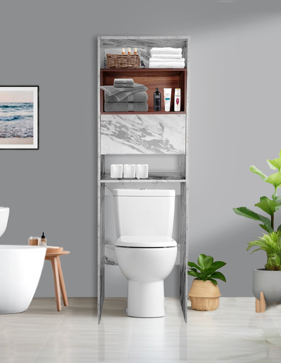 Foto 9 pulgar | Mueble Organizador de Baño Modelo Bilbao 180 x 60 x 25 cm