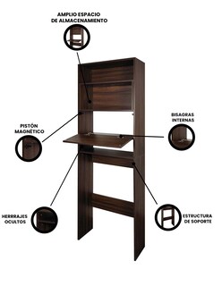 Foto 7 | Mueble Organizador para Baño 180 x 60 x 25 cm de Melamina