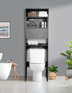 Foto 7 | Mueble Organizador Gabinete de Baño Modelo Bilbao 180 x 60 x 25 cm Melamina Gris