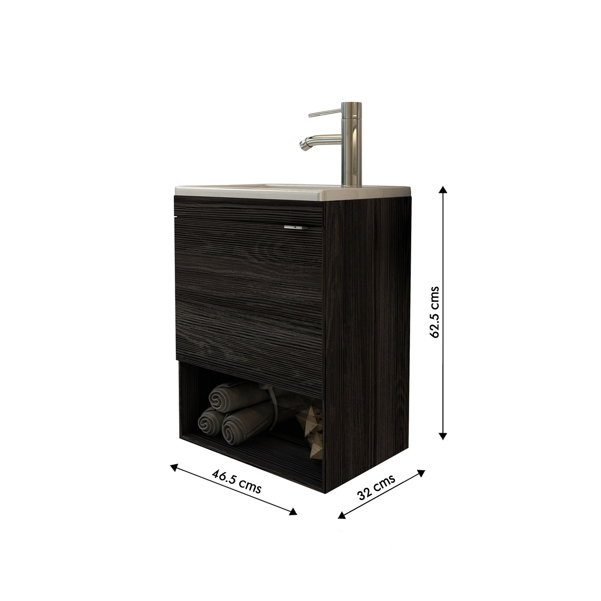 Foto 3 pulgar | Esatto  Mueble Baño Pequeño Bleu Lavabo Llave Desagües