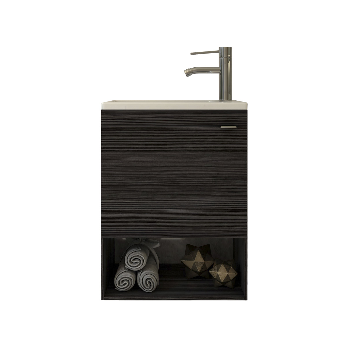 Foto 6 pulgar | Esatto  Mueble Baño Pequeño Bleu Lavabo Llave Desagües