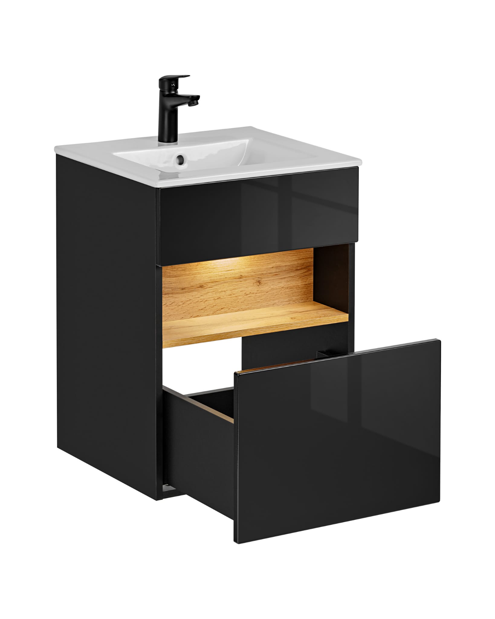 Foto 4 pulgar | Mueble De Baño Viena Negro Jakosc