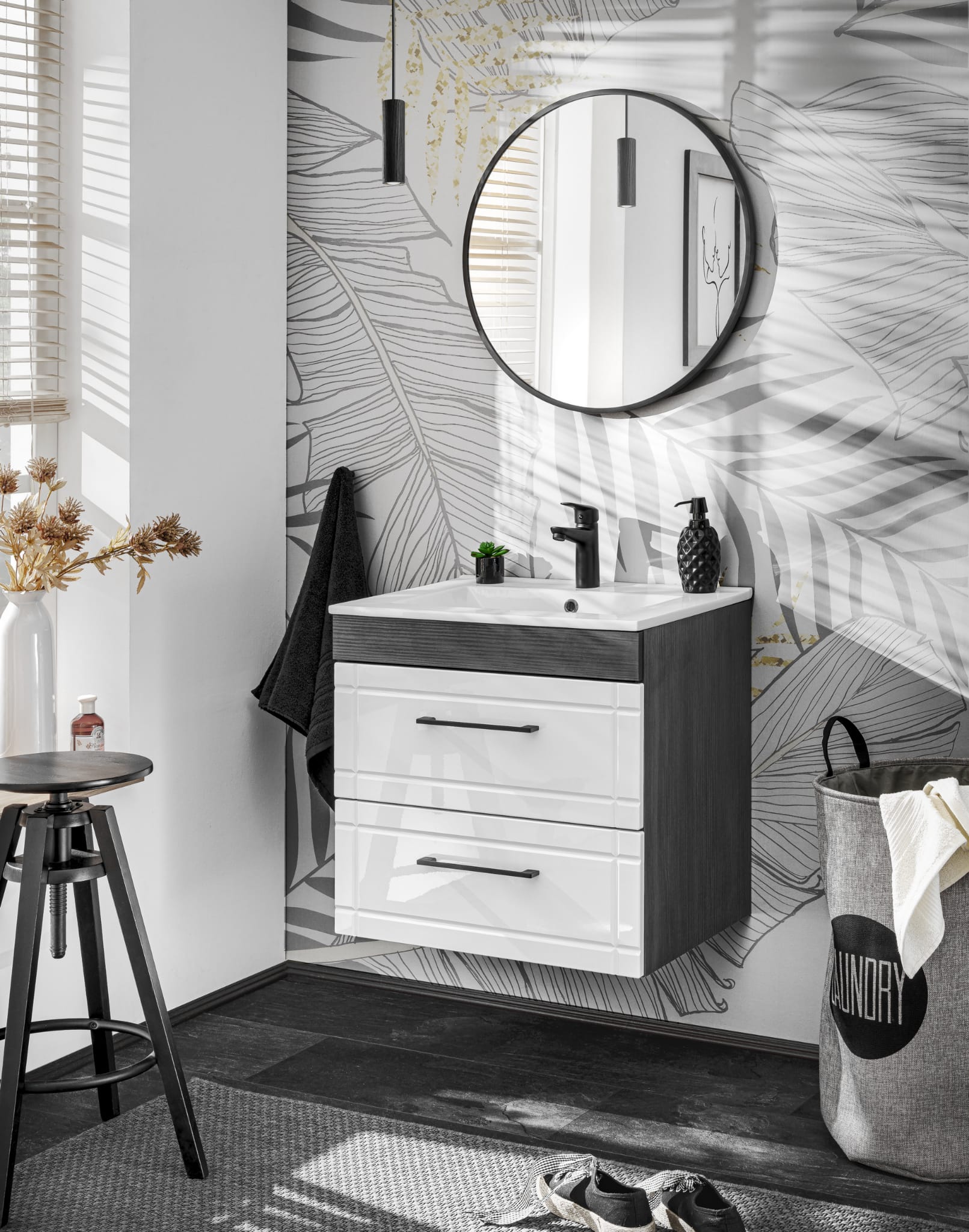 Mueble de Baño Jakosc Mebli Caracas Blanco