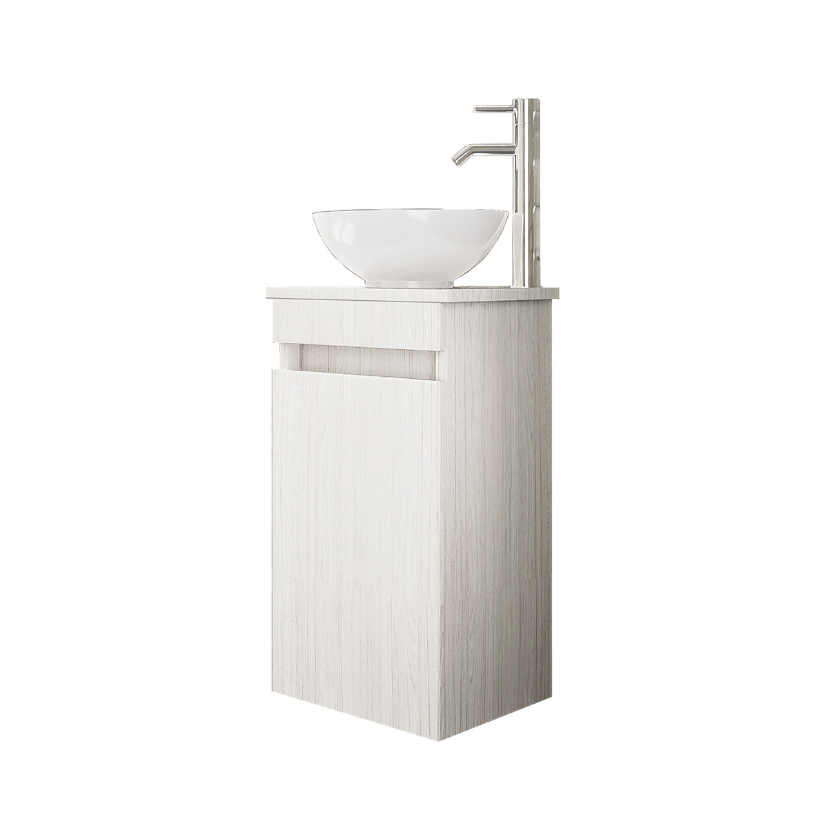 Foto 2 pulgar | Esatto  Mueble Baño Pequeño Bein Siberia Globie Lavabo Llave Desagües