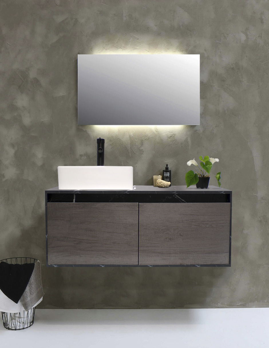 Foto 2 | Mueble Gabinete para Baño Decomobil con Lavabo Minimalista Krabi