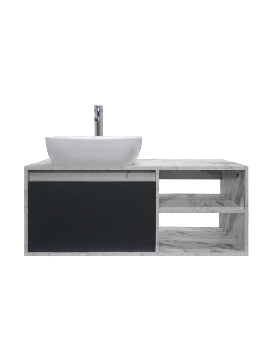 Foto 4 | Gabinete de Baño Decomobil con Lavabo y Espejo Decorativo Minimalista Marbella