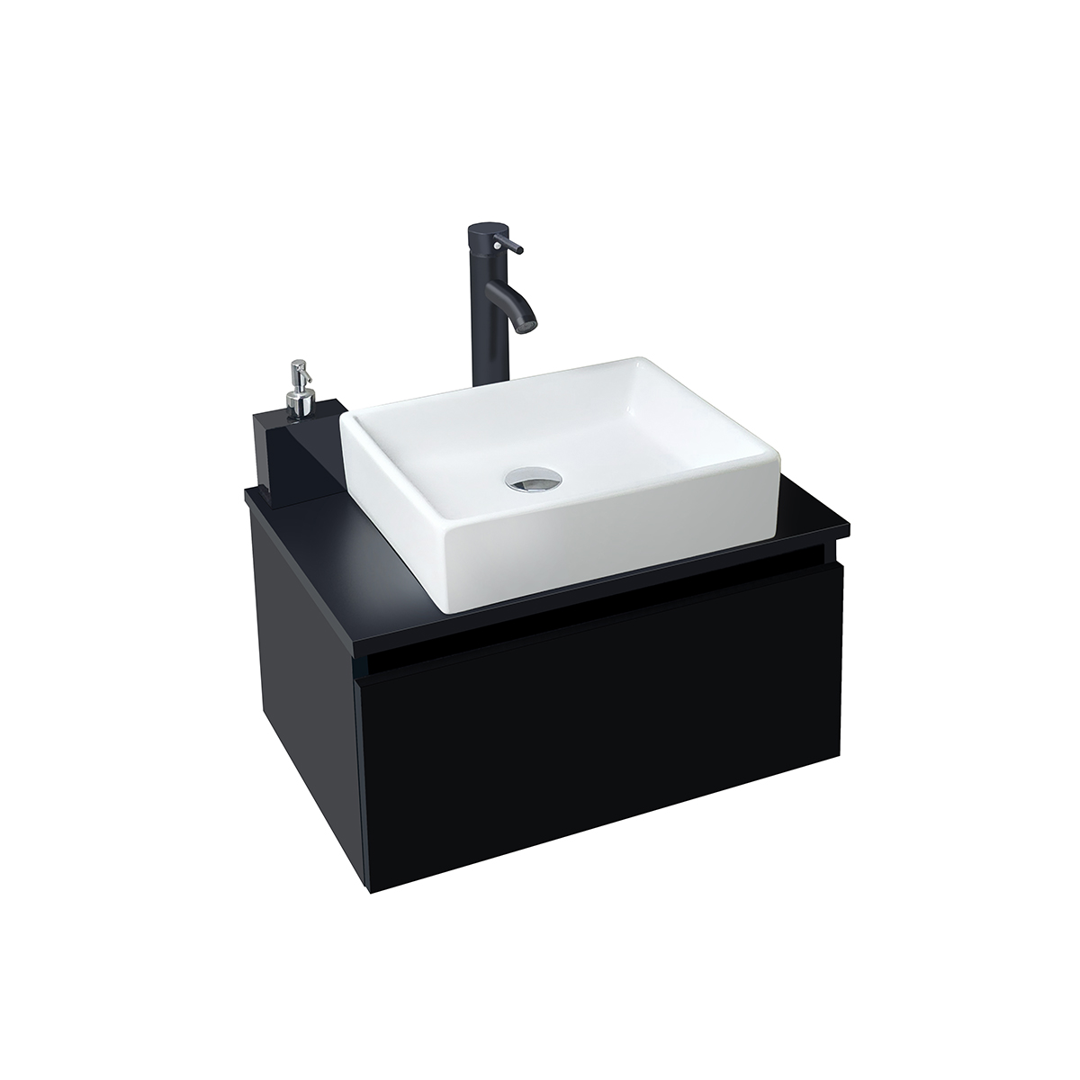 Mueble para Lavabo Esatto Negro