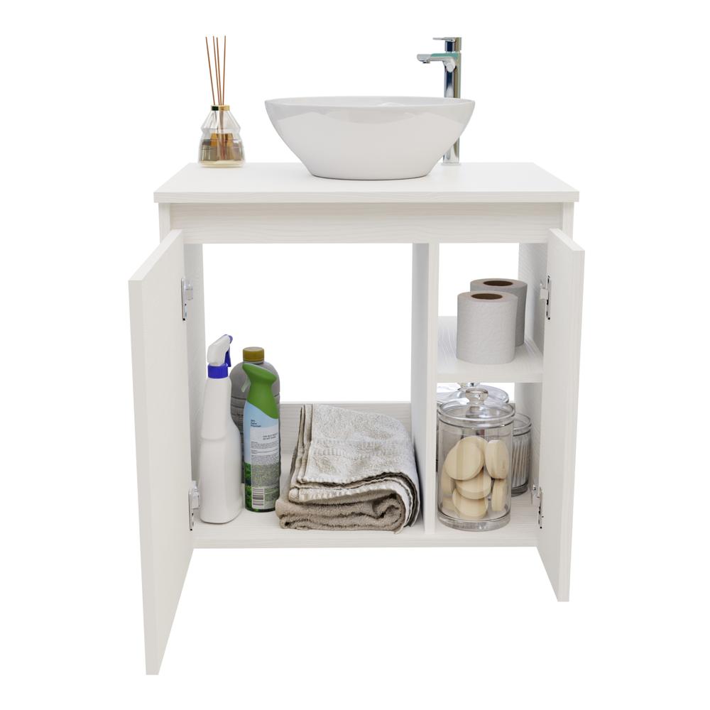 Foto 6 pulgar | Mueble Lavamanos Elevado Maderkit Guali Blanco